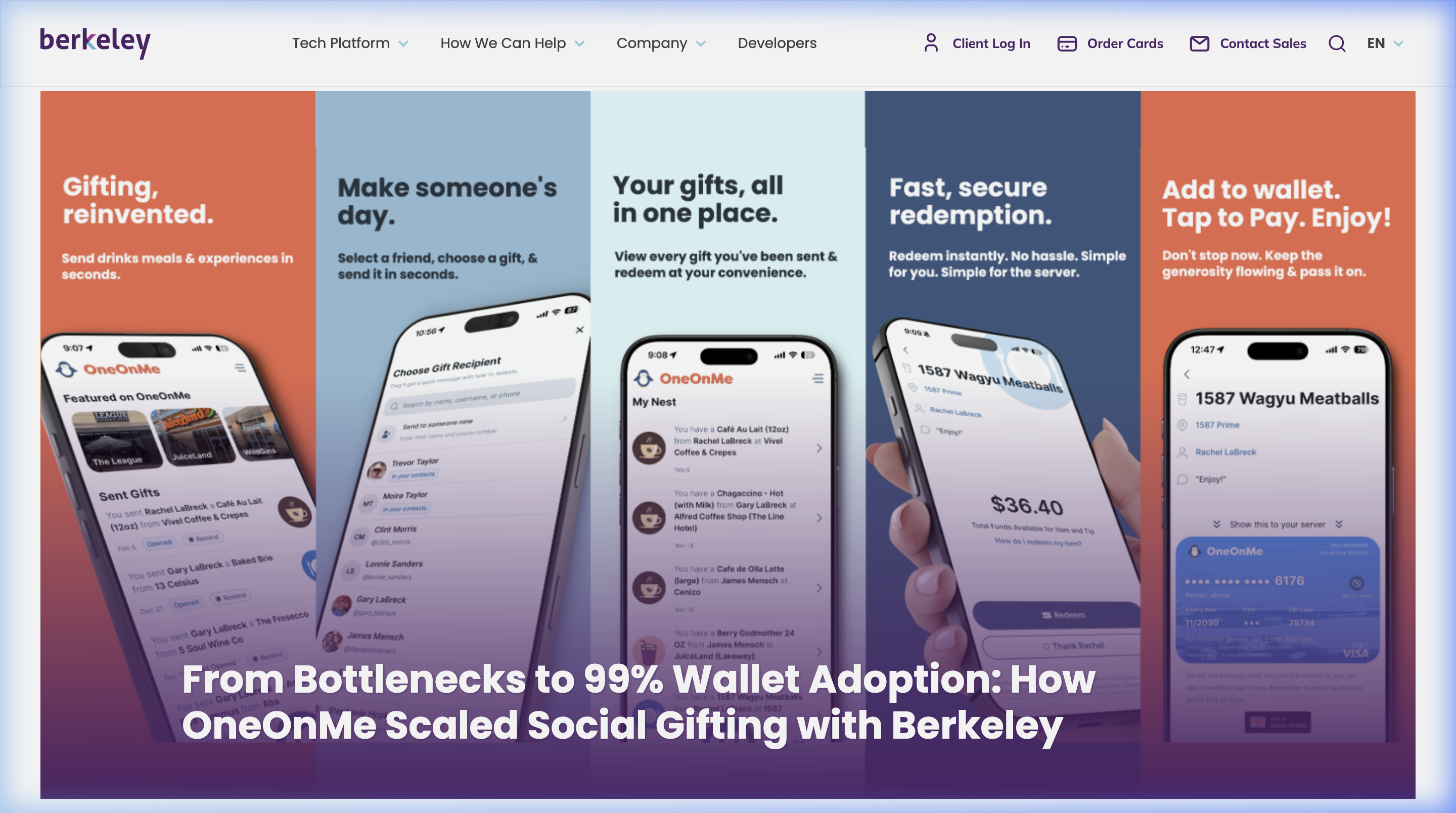 Berkeley Payment Solutions case study featuring OneOnMe