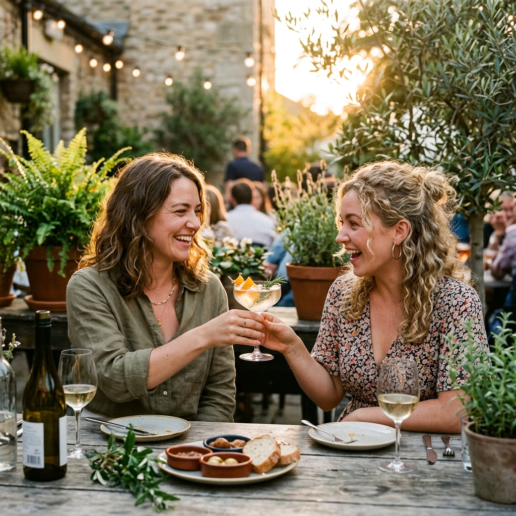 Friends enjoying experiences together