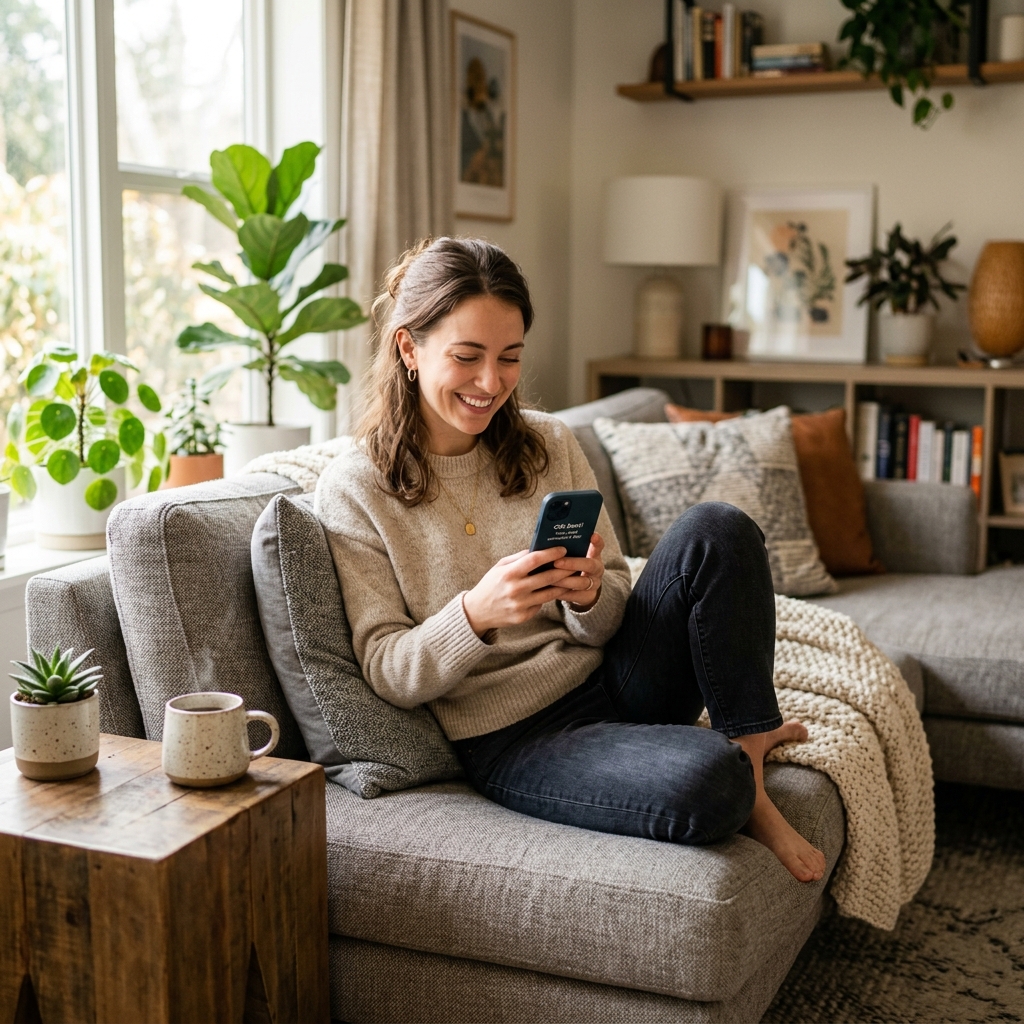 Choose a gift recipient in the OneOnMe app